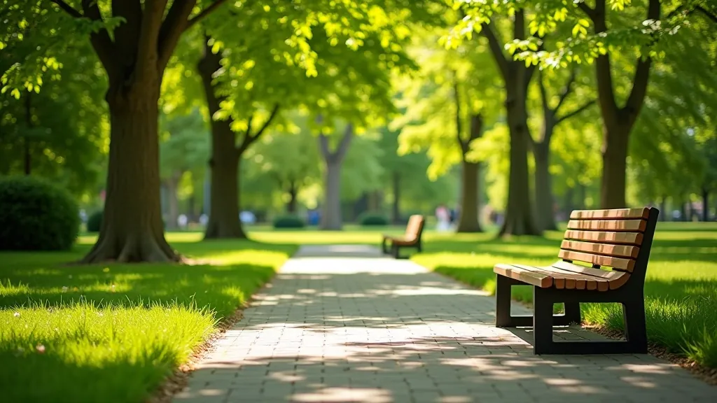 Modernas atpūtas skaļas Jāņa parkā, ēna no lielajiem kokiem, pieticīga vasaras diena